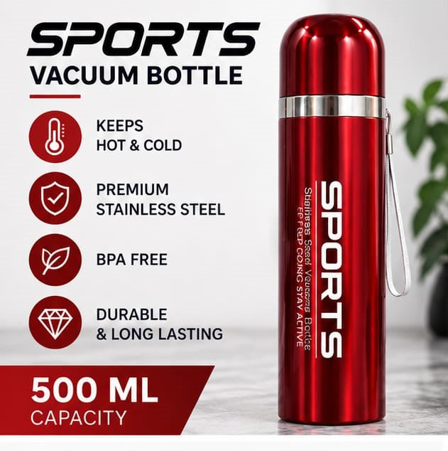 Premium  Stainless Steel Sports Vacuum Bottles
