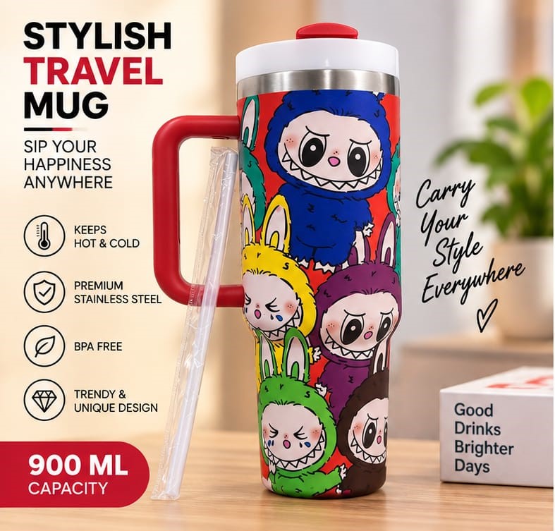 Stylish Stainless Steel Travel Mug